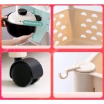 Fruit Vegetable Storage Basket Rack - Multi-Layer Stackable Kitchen Organizer for Fruits, Vegetables, and Snacks - Floor-to-Ceiling Design